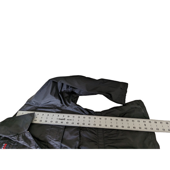 Kenneth Cole Reaction Womens Black Windbreaker Jacket Small Nylon Full Zip - Picture 5 of 16